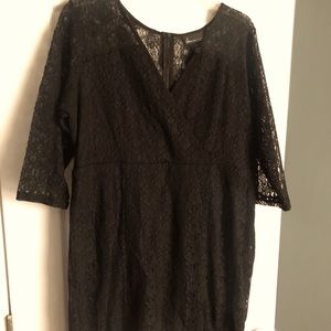 Black Lace Dress, Size 20, Lane Bryant